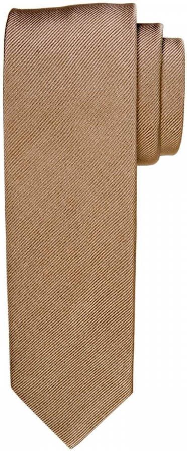 Profuomo Stropdas lichtbruin, Effen