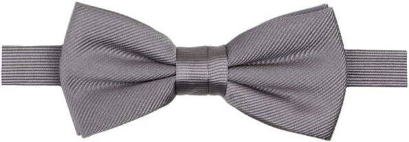 Profuomo Vlinderdas grijs, Effen