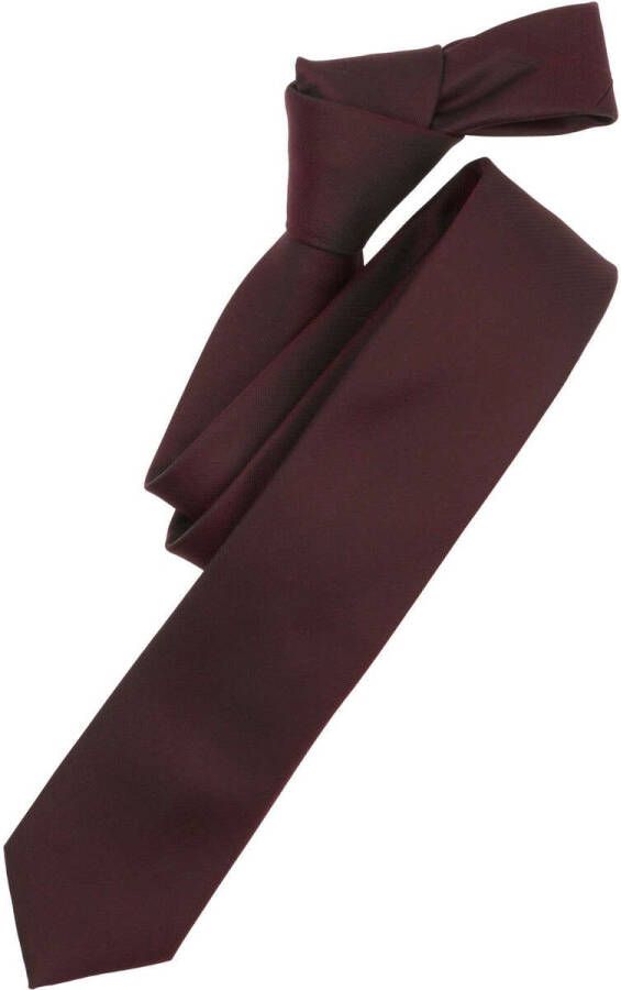 Venti Dunne stropdas rood, Effen