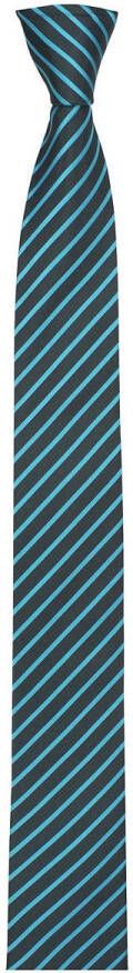 Venti Slim Krawatte Stropdas aqua, Gestreept