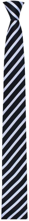 Venti Slim Krawatte Stropdas zwart, Gestreept