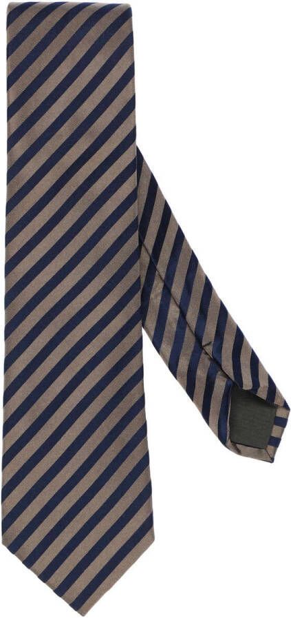 Venti Stropdas bruin, Gestreept