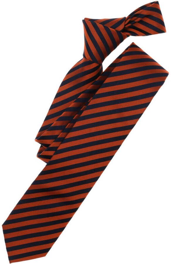 Venti Stropdas oranje, Gestreept