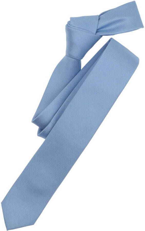 Venti Super Slanke Stropdas blauw, Effen