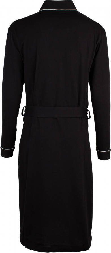 Hugo Boss badjas effen katoen zwart