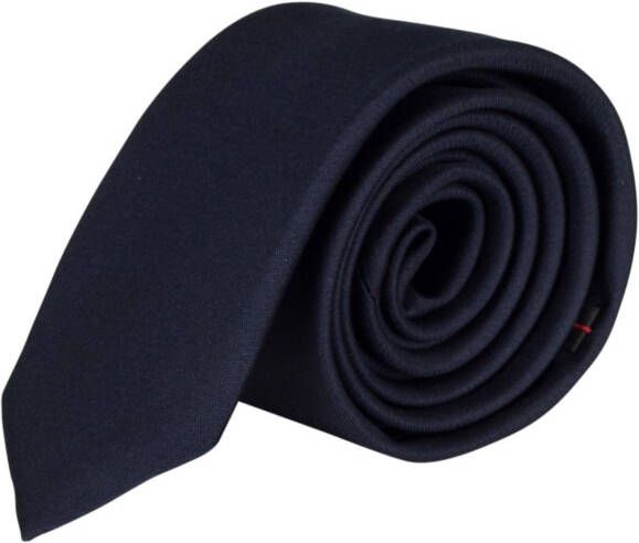 OLYMP Skinny stropdas Super Slanke Stropdas donkerblauw, Effen