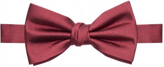 Profuomo Originale Vlinderdas bordeaux, Effen