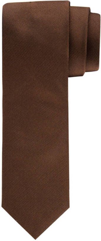 Stropdas Profuomo 100% zijde camel ONE SIZE