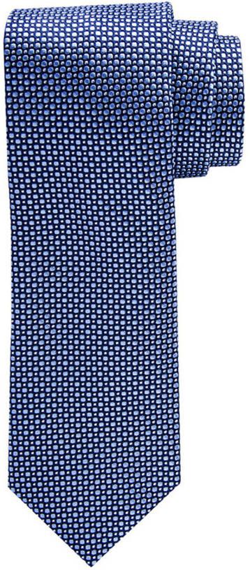 Stropdas 100% zijde Profuomo ijsblauw gedessineerd ONE SIZE