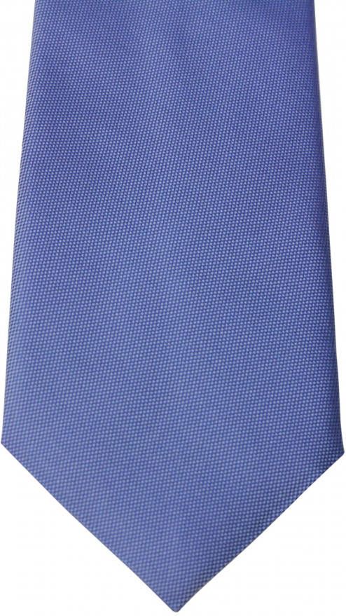 Stropdas Profuomo cornflower blue puur zijde ONE SIZE