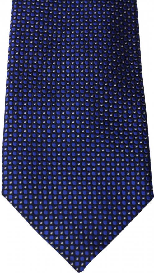 Stropdas Profuomo koninklijk blauw dessin ONE SIZE
