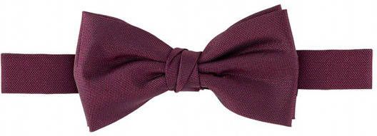 Profuomo vlinderdas bordeax structuur zijde ONE SIZE