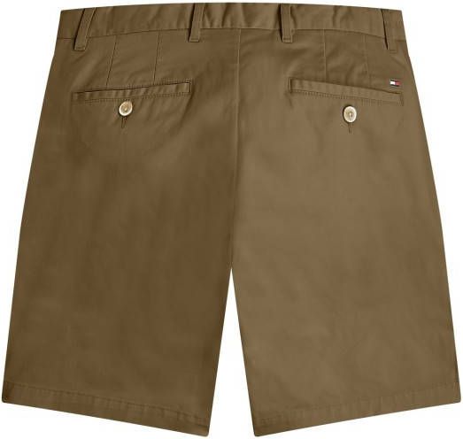 Tommy Hilfiger korte broek bruin effen katoen