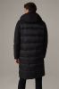 Strellson winterjas zwart normale fit effen rits + knoop online kopen