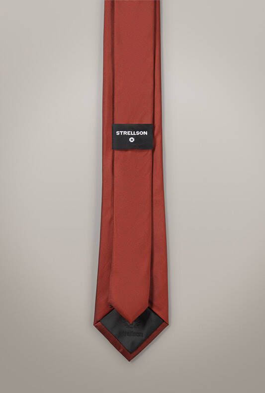 Strellson Zijden stropdas, donkerrood