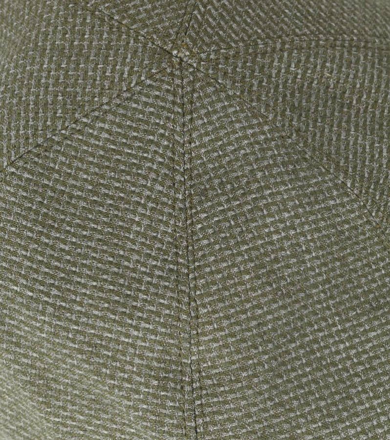 Profuomo Flat Cap Ppsc10011B Geweven , Groen, Heren