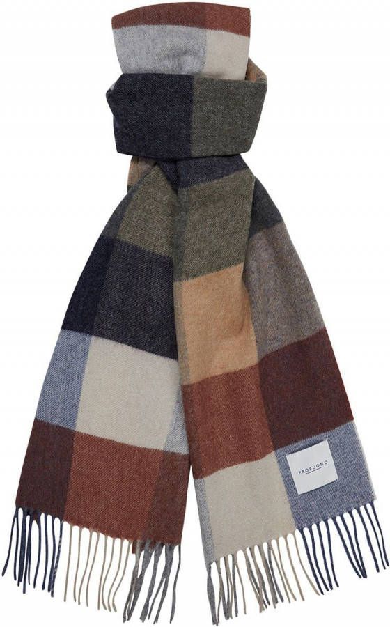 Profuomo Sjaal van lamswol 200 x 30 cm