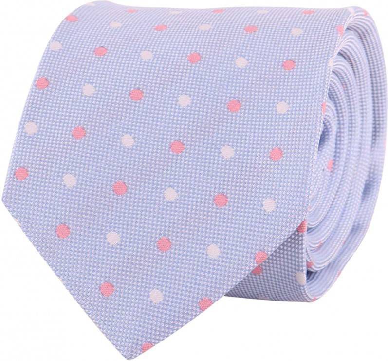 Profuomo Stropdas Blue Polka