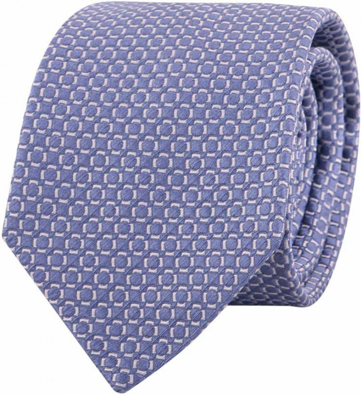 Profuomo Stropdas Ruit Blauw