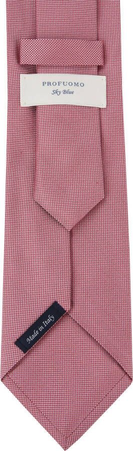 Profuomo Stropdas van zijde met ingeweven structuur
