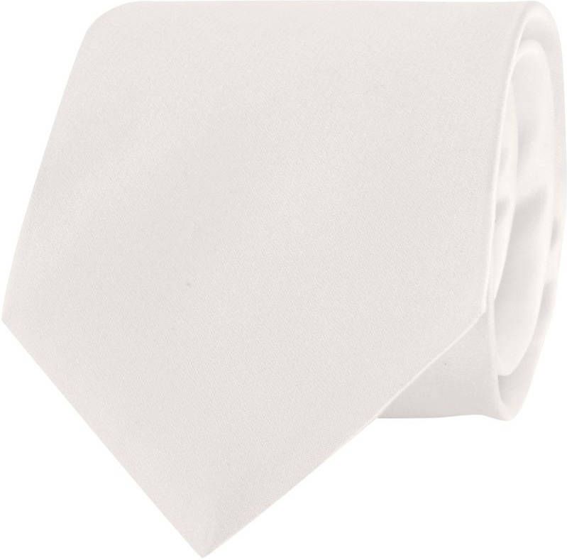 Profuomo trouwstropdas ecru puur zijde ONE SIZE