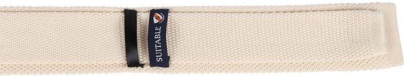 Suitable Knitted Stropdas Ecru TK 05