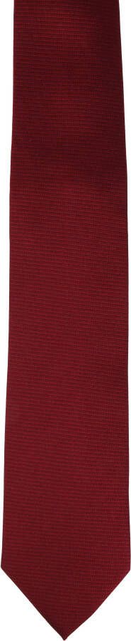 Suitable Stropdas Zijde Bordeaux Rood
