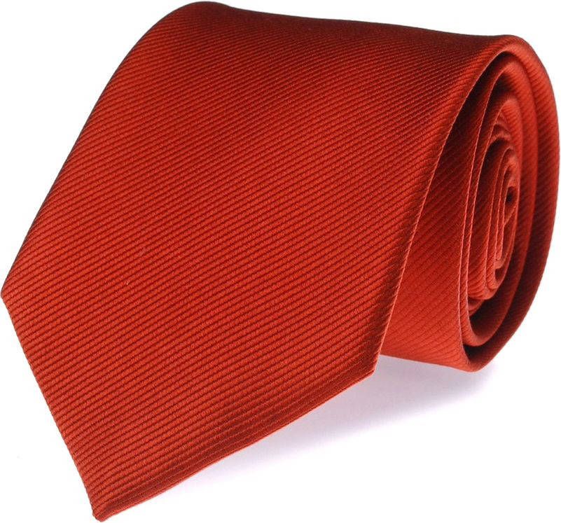 Suitable Stropdas Zijde Rood Uni F34