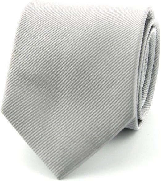 Suitable Stropdas Zijde Zilver Uni F48