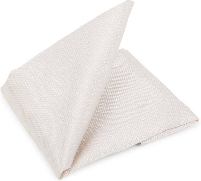 Suitable Trouw Stropdas + Pochet Carre Off white