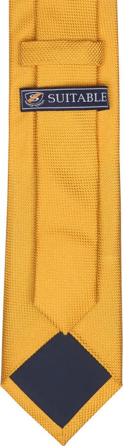 Suitable Zijde Stropdas Gold