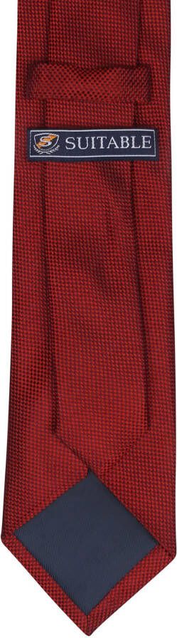 Suitable Zijde Stropdas Rood