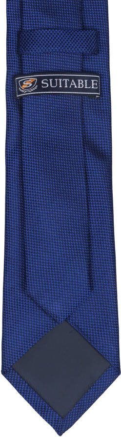 Suitable Zijde Stropdas Royal Blauw