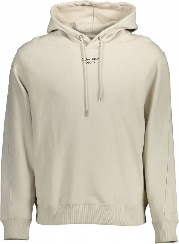 Calvin Klein Sweatshirt zonder Zip Man Beige , Beige, Heren