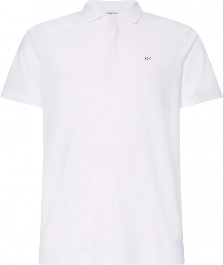 Calvin Klein Polo stretch pique slim fit bright white(k10k108727 yaf )