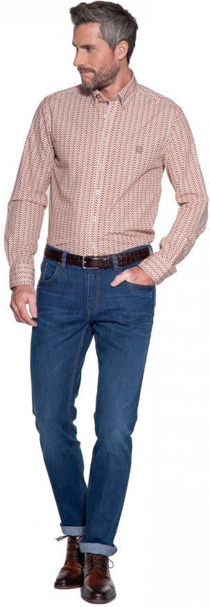 Campbell Casual overhemd met lange mouwen