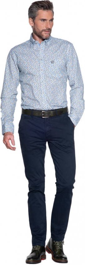 Campbell Casual overhemd met lange mouwen