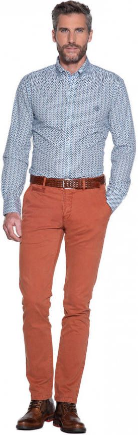 Campbell Casual overhemd met lange mouwen