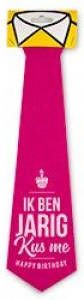 Confetti Fun stropdas ik ben jarig kus me