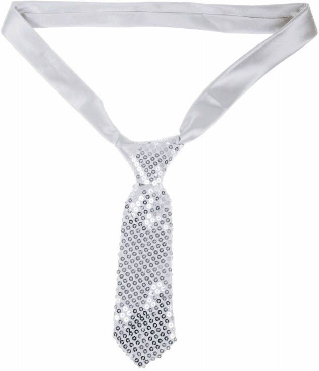Confetti Stropdas zilver