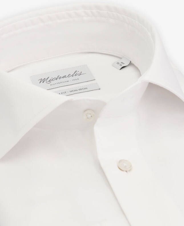 Michaelis Uni fine twill overhemd(extra lange mouwen )