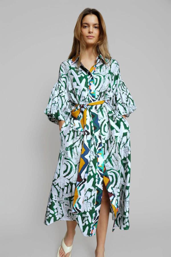 Munthe Feestkleedjes Groen Dames