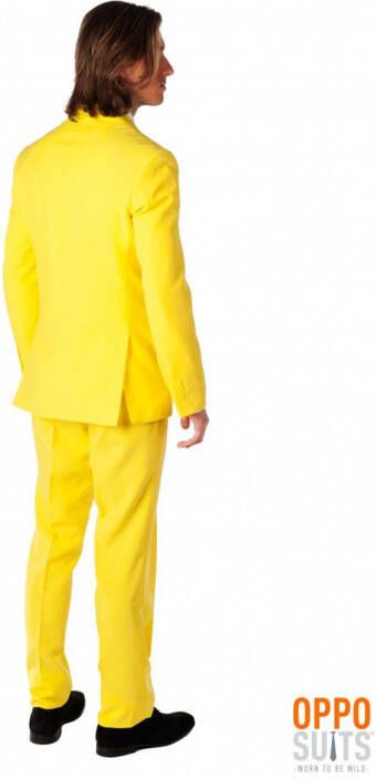 Opposuits Verkleedpak Yellow Fellow Heren Polyester Geel