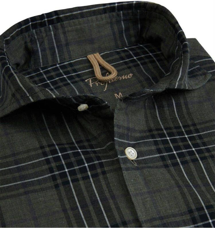 Profuomo Casual Overhemden Groen Heren