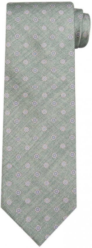 Profuomo Stropdas van zijde met bloemdessin