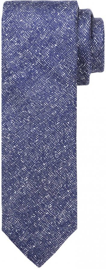 Profuomo Stropdas van zijde met gemêleerd dessin