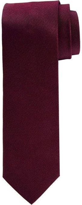 Profuomo stropdas bordeaux oxford zijde ONE SIZE