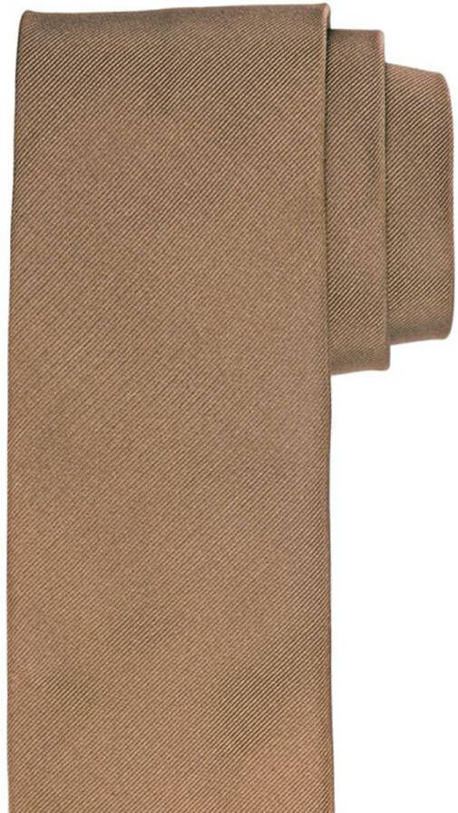 Profuomo Originale Stropdas kameel, Effen