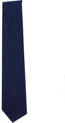 Stropdas Profuomo navy blue puur zijde ONE SIZE