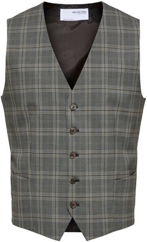 Selected Homme Gilet geruite